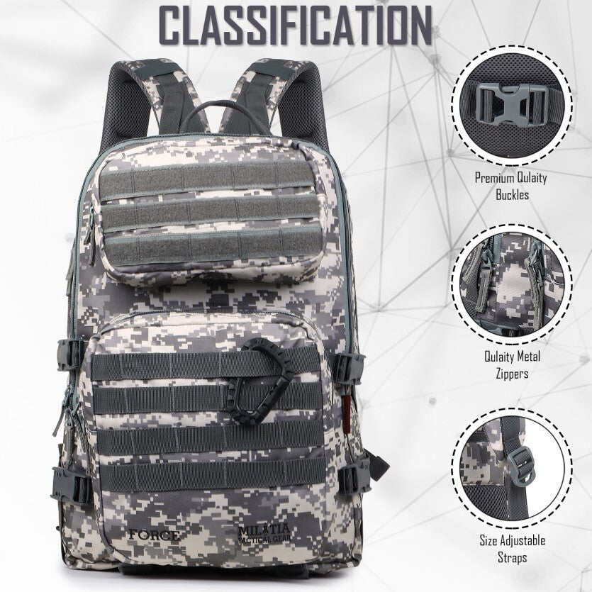 Tactical Backpack Force (digital-white-airforce)