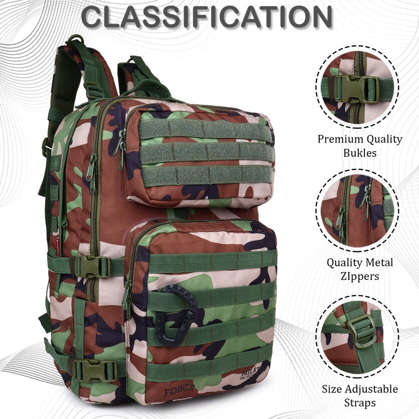Tactical Backpack Force (WOODLAND-CAMO)