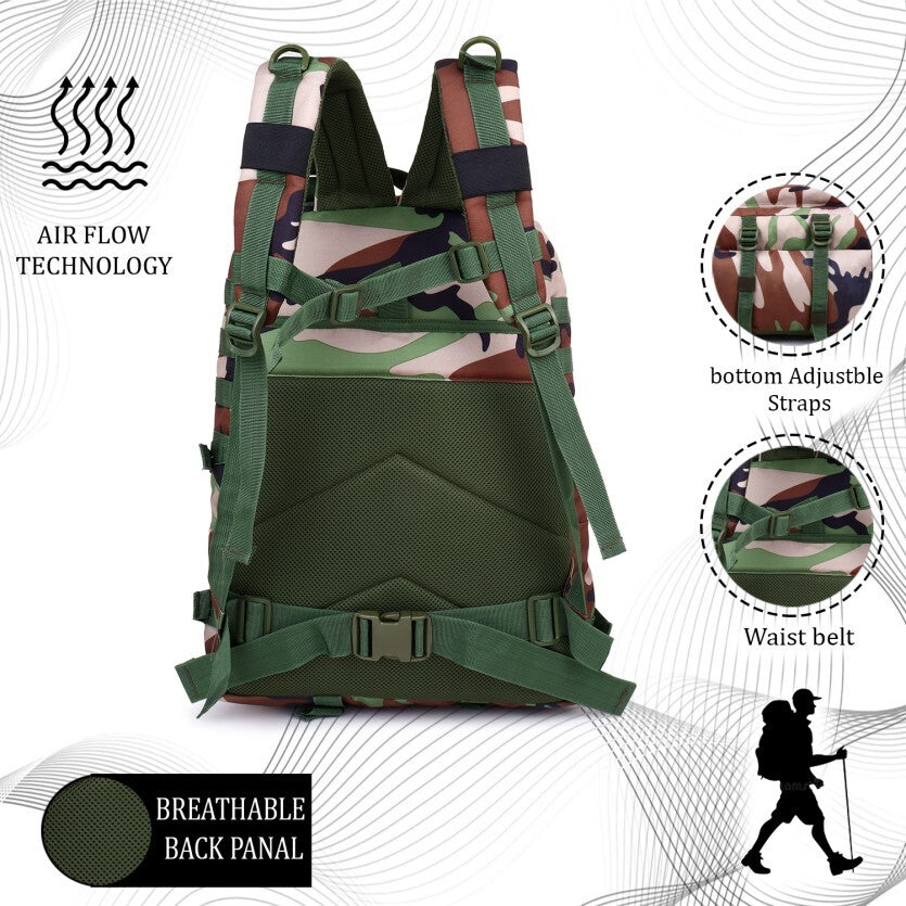 Tactical Backpack Force (WOODLAND-CAMO)