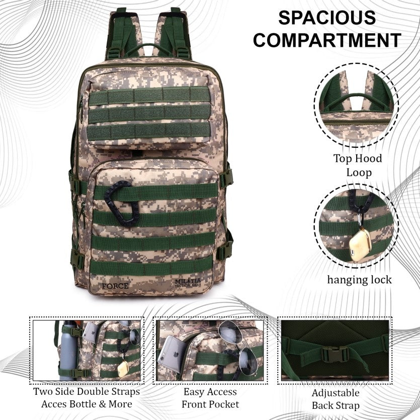 Tactical Backpack Force (Digital Desert Green)