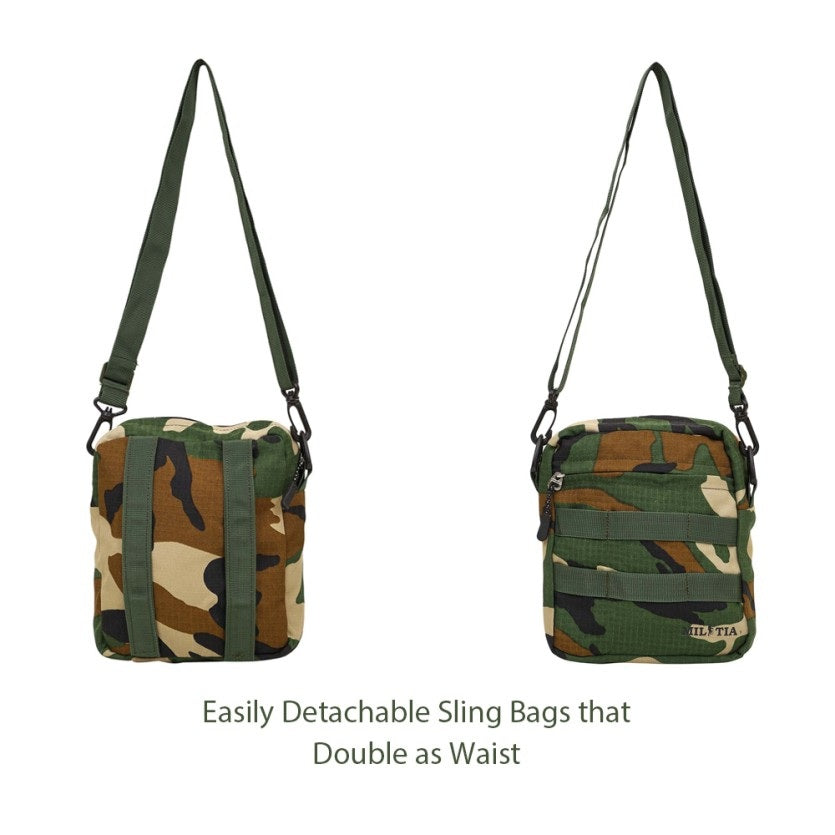 Militia 45L Backpack UNO Digital Camouflage with Waist Pouch