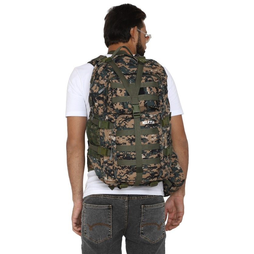 Militia Wandertac Green Cobra 45L Backpack College Bag School Bag Traveler Bag Patrol Bag