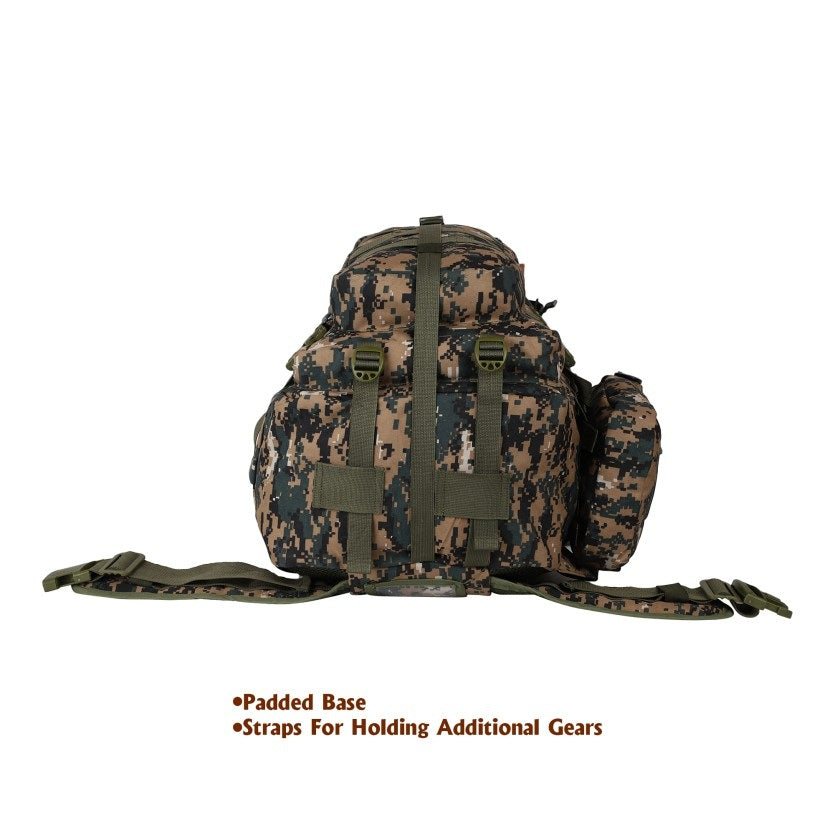 Militia Wandertac Green Cobra 45L Backpack College Bag School Bag Traveler Bag Patrol Bag