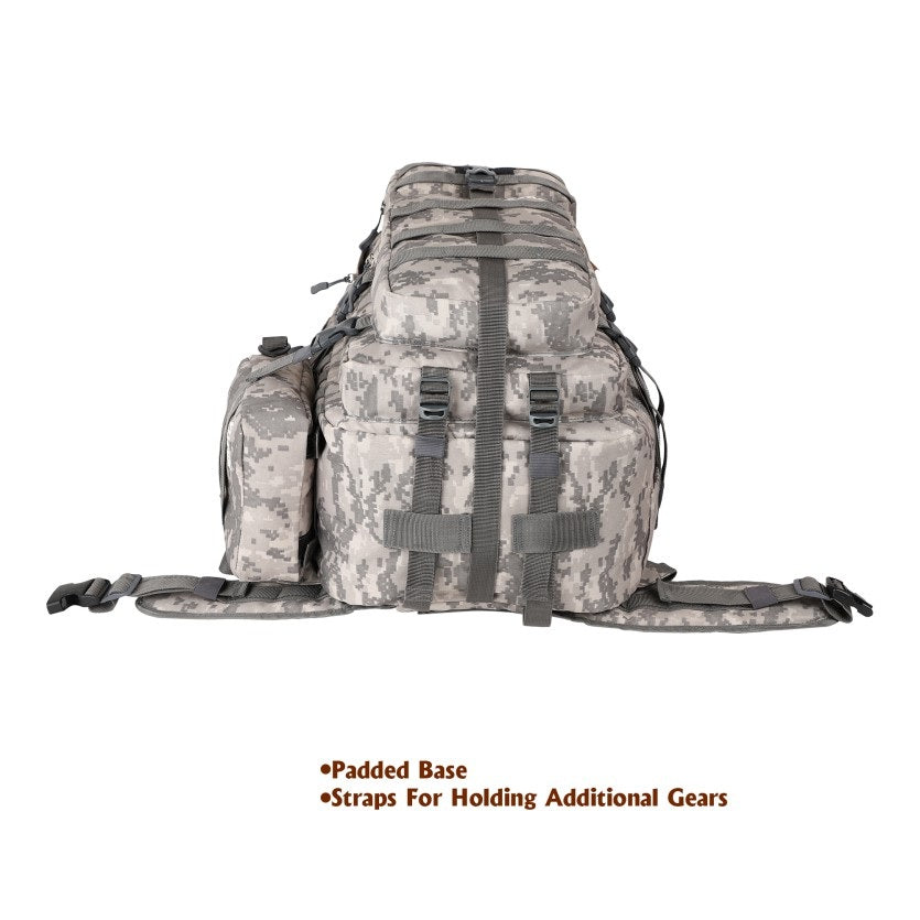 Militia Wandertac Grey Cobra 45L Backpack College Bag School Bag Travel/ Patrol Bag