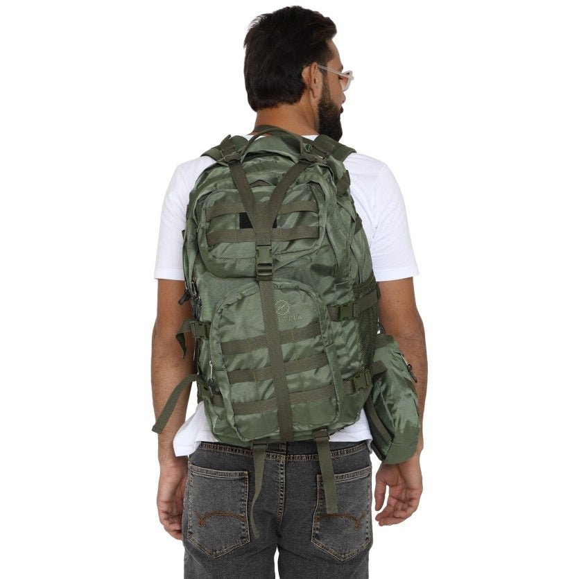 Militia Wandertac Olive Green 45L Backpack College Bag School Bag Travel Bag Patrol Bag