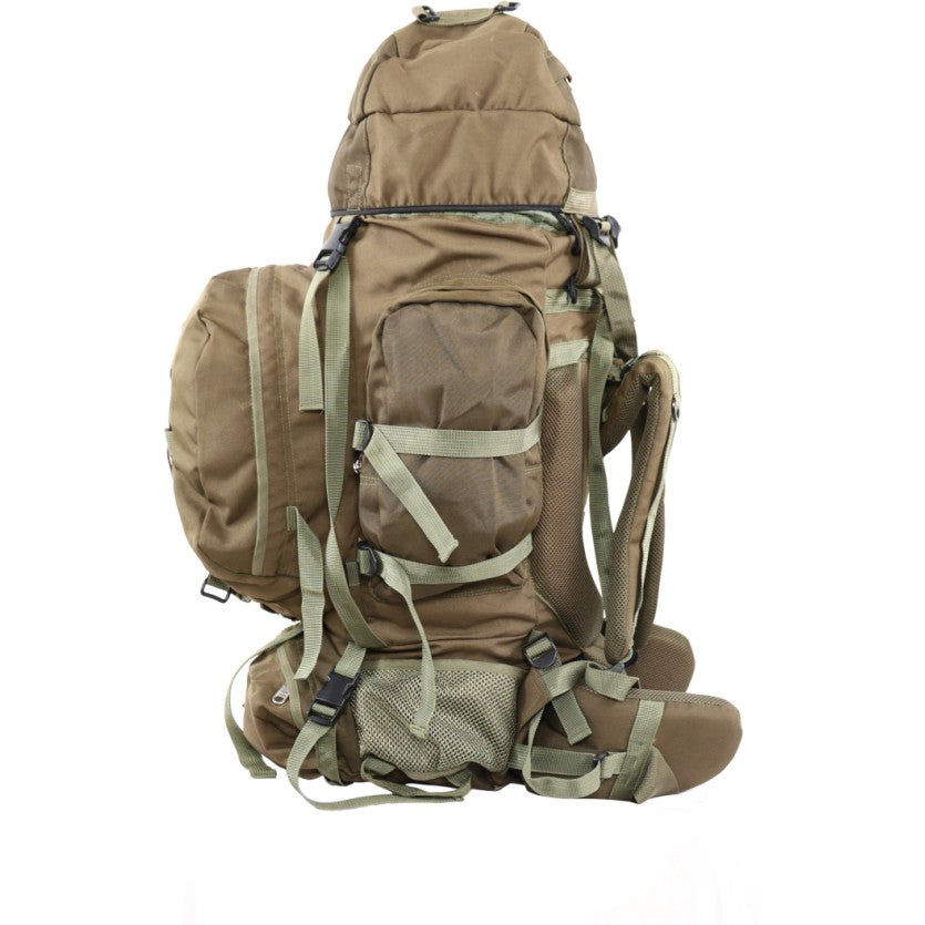 Militia Altitude Khaki Brown Rucksack 80 L