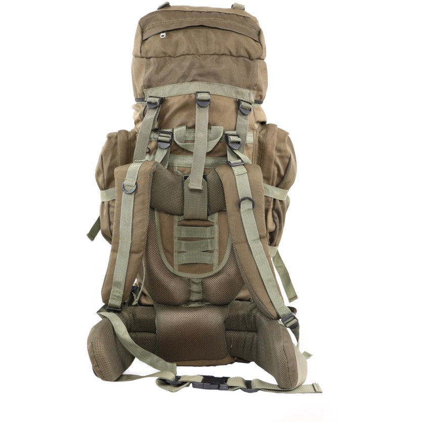 Militia Altitude Khaki Brown Rucksack 80 L
