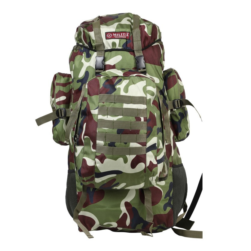 Militia Camouflage Jungle King Army Travel Bag / Tracking Bag 65L