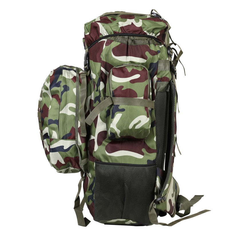 Militia Camouflage Jungle King Army Travel Bag / Tracking Bag 65L