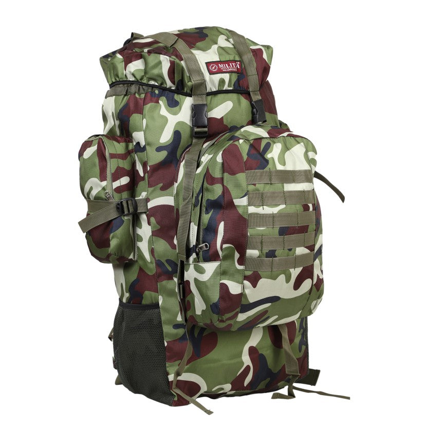Militia Camouflage Jungle King Army Travel Bag / Tracking Bag 65L