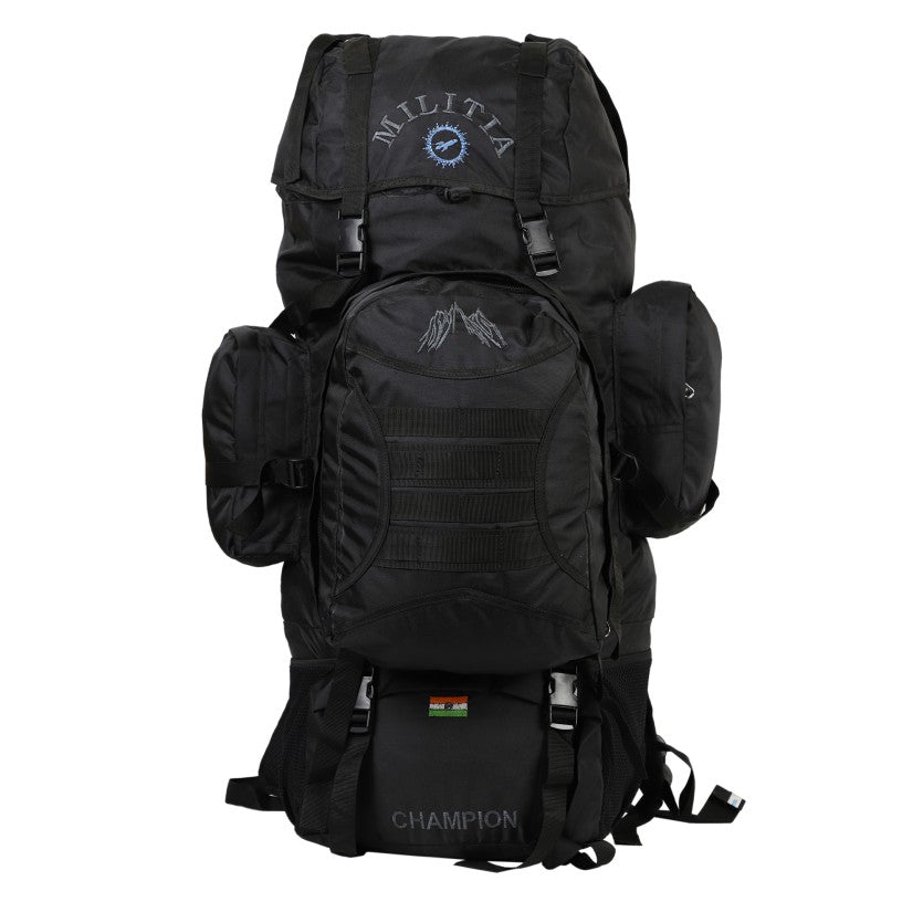Militia Champion Black Rucksack 80 L