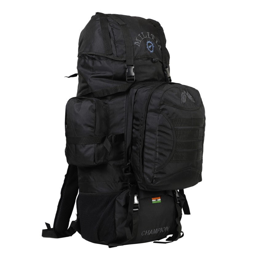 Militia Champion Black Rucksack 80 L