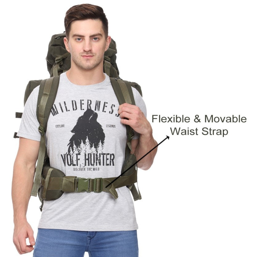 Militia Climber 80L Rucksack | Military & Tactical Backpack – Olive Green