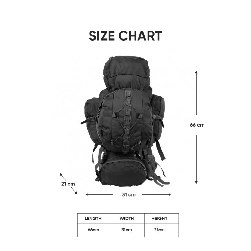 Militia Climber 80L Rucksack | Military & Tactical Backpack – Olive Green