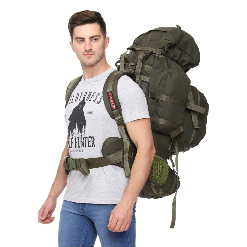 Militia Climber 80L Rucksack | Military & Tactical Backpack – Olive Green
