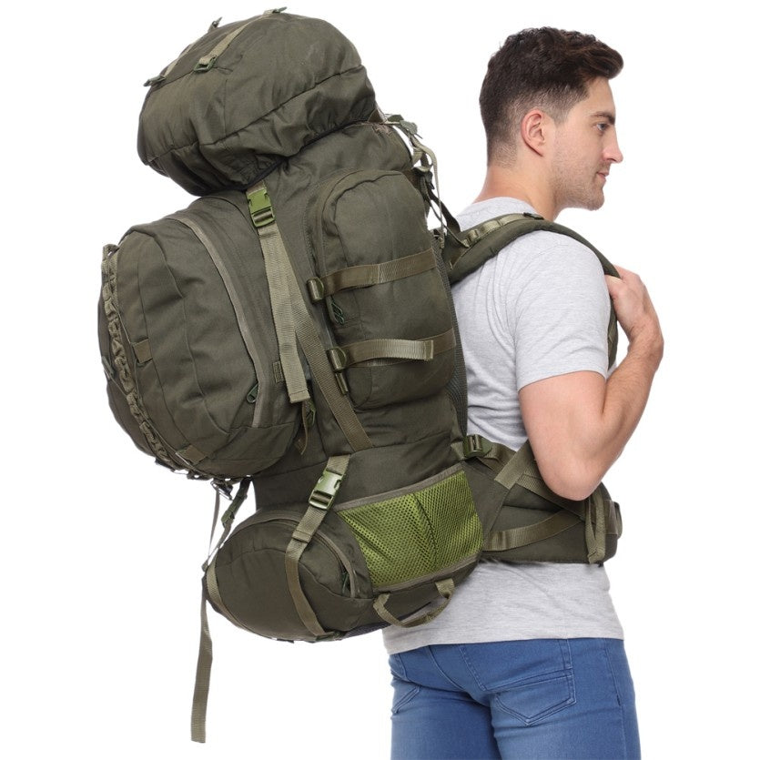 Militia Climber 80L Rucksack | Military & Tactical Backpack – Olive Green